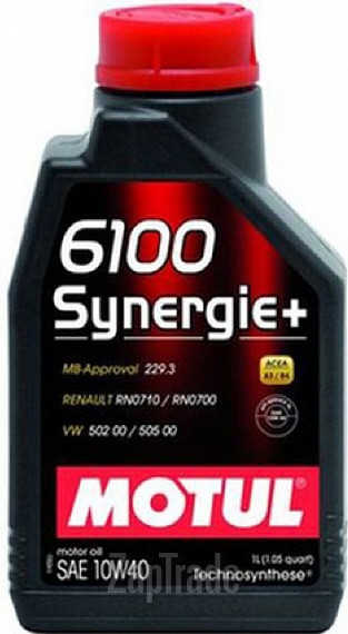 Купить моторное масло Motul 6100 Synergie+ Полусинтетическое | Артикул 102781