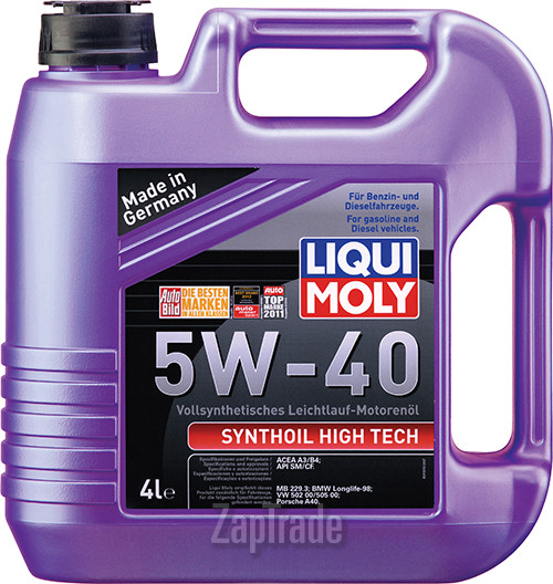 Купить моторное масло Liqui moly Synthoil High Tech Синтетическое | Артикул 1915