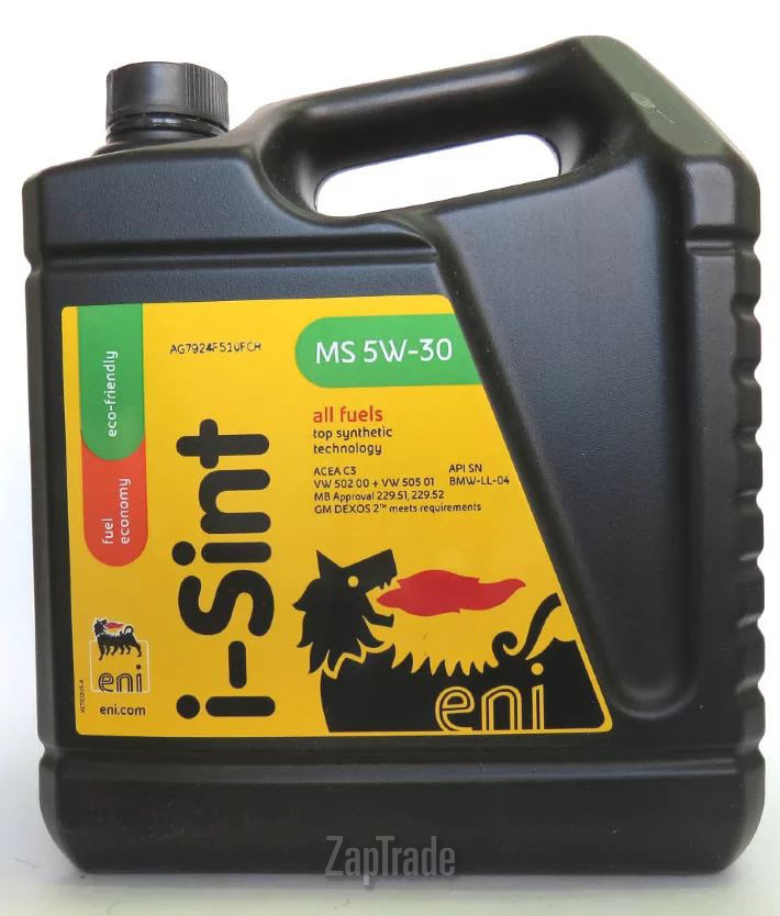 Купить моторное масло Eni I-Sint MS Синтетическое | Артикул 8423178020687