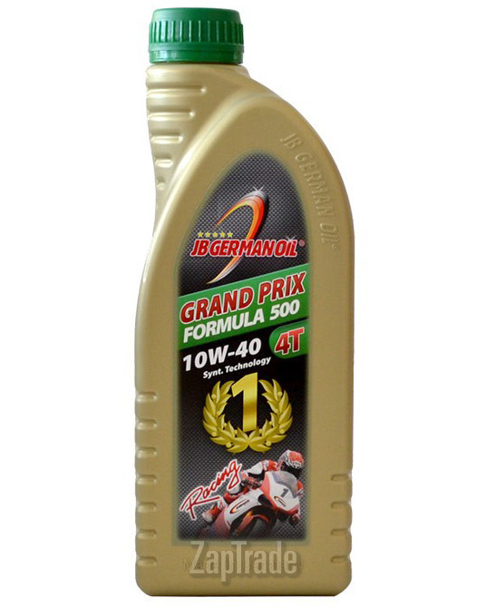 Купить моторное масло Jb german oil Grand Prix Formula 500 10W-40 Полусинтетическое | Артикул 4027311000846