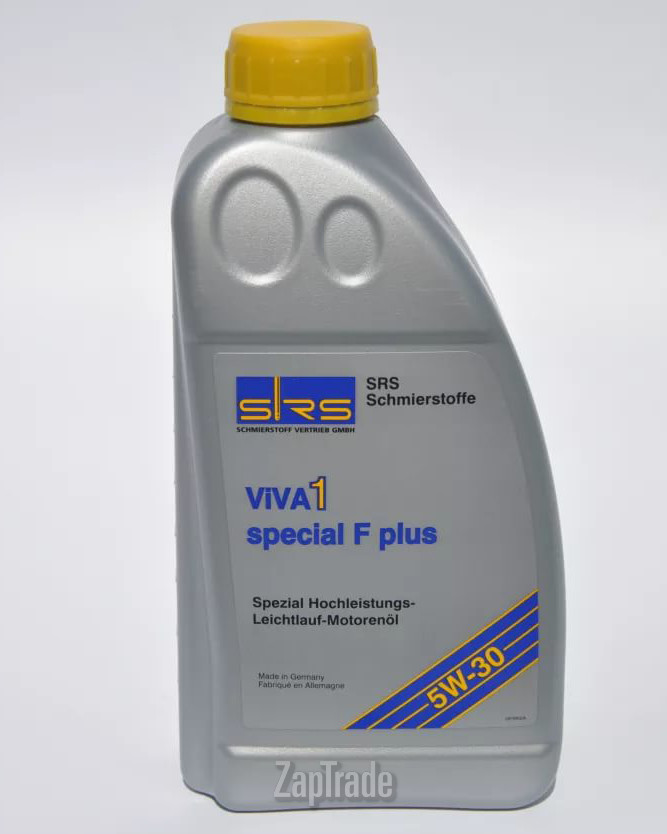Купить моторное масло Srs VIVA 1 Special F Plus 5W-30 Синтетическое | Артикул 4033885001189