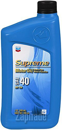 Купить моторное масло Chevron Supreme Motor Oil 40 Полусинтетическое | Артикул 220011721