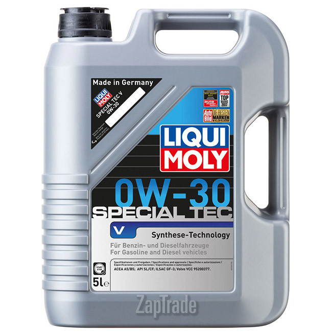 Купить моторное масло Liqui moly Special Tec V Синтетическое | Артикул 2853