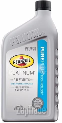 Купить моторное масло Pennzoil Platinum Full Synthetic Motor Oil (Pure Plus Technology) Синтетическое | Артикул 071611005470