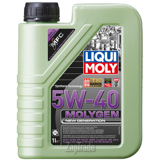 Купить моторное масло Liqui moly Molygen New Generation Синтетическое | Артикул 9053