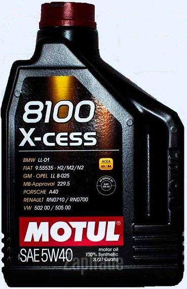 Купить моторное масло Motul 8100 X-CESS Синтетическое | Артикул 102869