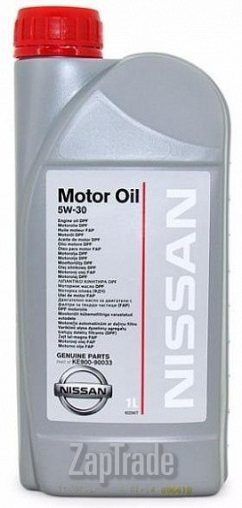 Купить моторное масло Nissan Motor Oil 5W-30 Синтетическое | Артикул KE900-99933
