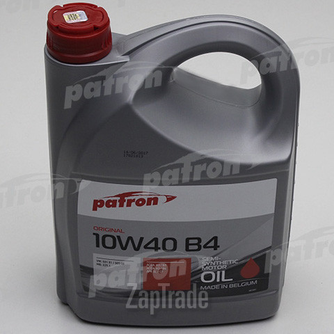 Купить моторное масло Patron ORIGINAL B4 Полусинтетическое | Артикул 10W40 B4 5L ORIGINAL