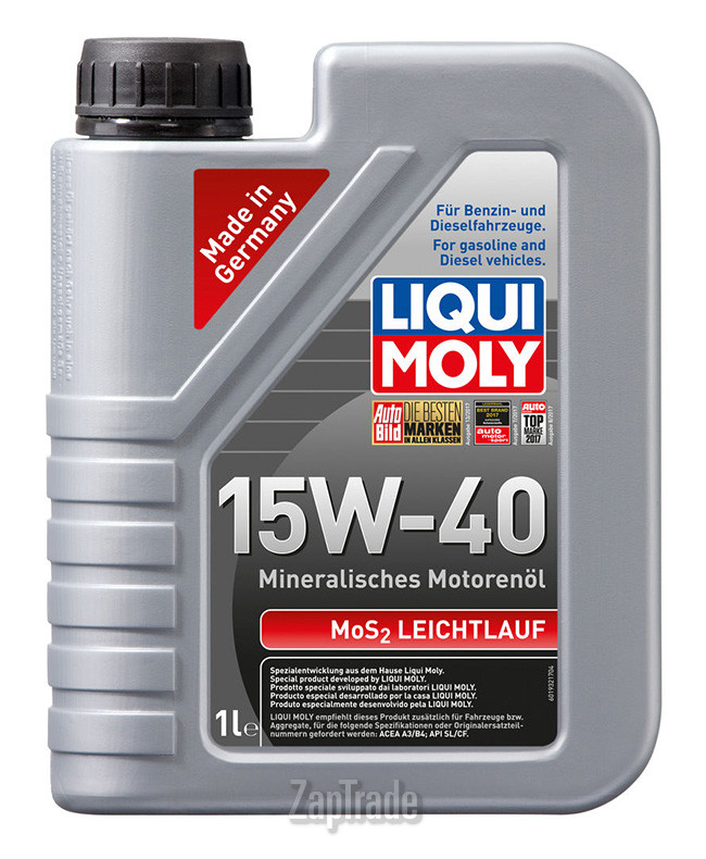 Купить моторное масло Liqui moly MoS2 Leichtlauf Минеральное | Артикул 1932