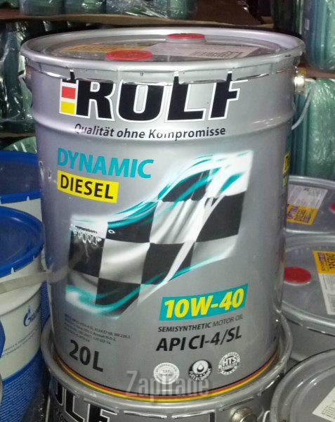Купить моторное масло Rolf Dynamic Diesel 10W-40 Полусинтетическое | Артикул 322248