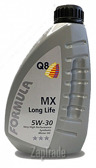 Купить моторное масло Q8 Formula MX Long Life 5W-30 Синтетическое | Артикул 101127601751