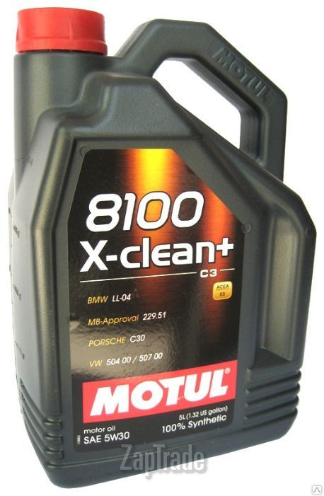 Купить моторное масло Motul 8100 X-CLEAN + Синтетическое | Артикул 102269