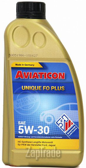 Купить моторное масло Finke Aviaticon Unique FO Plus Синтетическое | Артикул 50051986