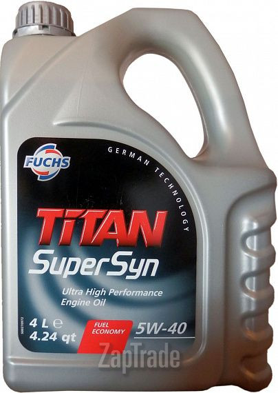 Купить моторное масло Fuchs Titan Supersyn Синтетическое | Артикул 600930806