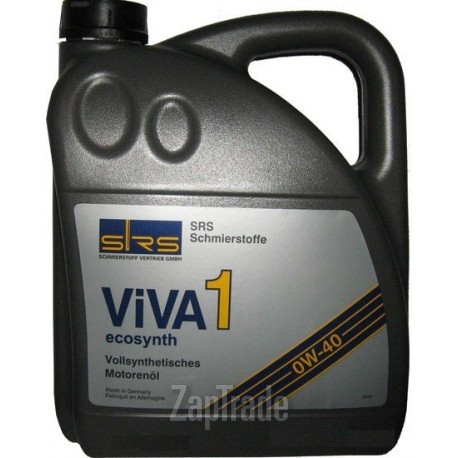 Купить моторное масло Srs VIVA 1 ecosynth 0W-40 Синтетическое | Артикул 4033885000854