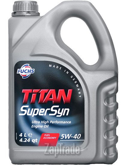 Купить моторное масло Fuchs TITAN SUPERSYN Синтетическое | Артикул 600639129