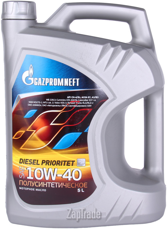 Купить моторное масло Gazpromneft Diesel Prioritet 10W-40 Полусинтетическое | Артикул 4650063110190