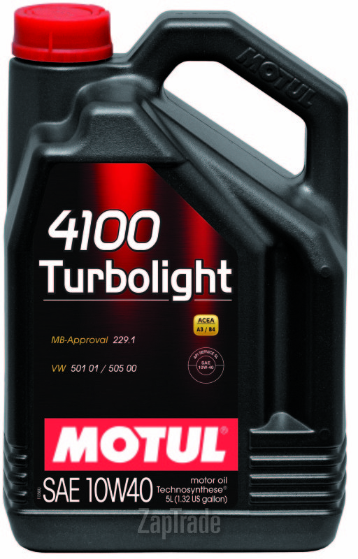 Купить моторное масло Motul 4100 TURBOLIGHT Полусинтетическое | Артикул 100355