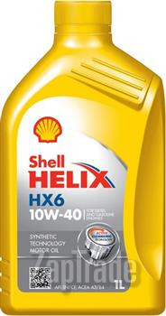 Купить моторное масло Shell Helix HX6 Полусинтетическое | Артикул 550040097