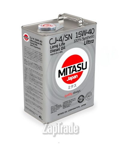 Купить моторное масло Mitasu ULTRA DIESEL CJ-4/SN 15W-40 Синтетическое | Артикул MJ2144