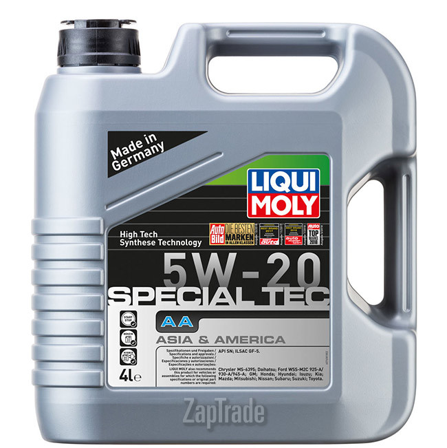 Купить моторное масло Liqui moly Special Tec AA Синтетическое | Артикул 7621