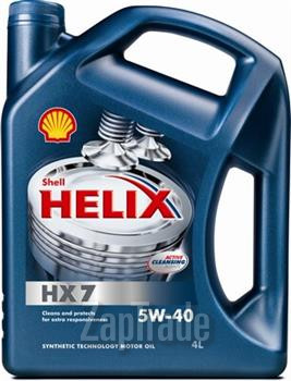 Купить моторное масло Shell Helix HX7 Полусинтетическое | Артикул HELIXHX75W404L