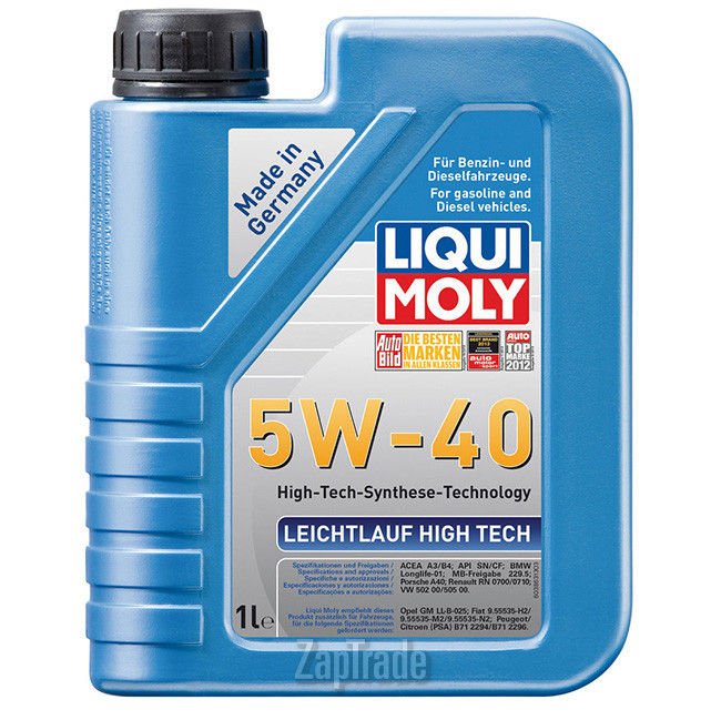 Купить моторное масло Liqui moly Leichtlauf High Tech Синтетическое | Артикул 8028
