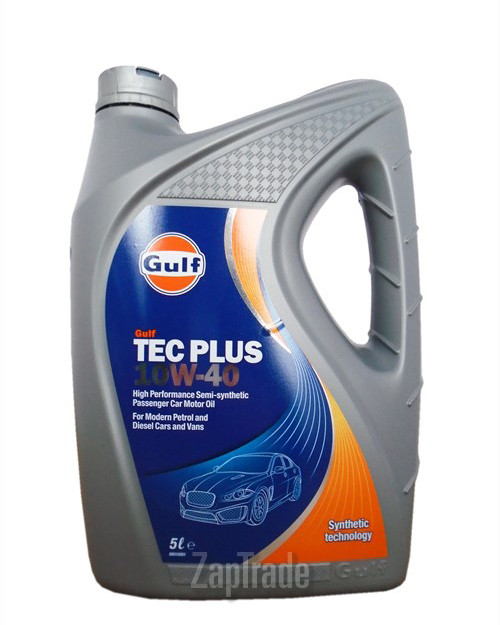 Купить моторное масло Gulf TEC Plus Полусинтетическое | Артикул 5056004115139