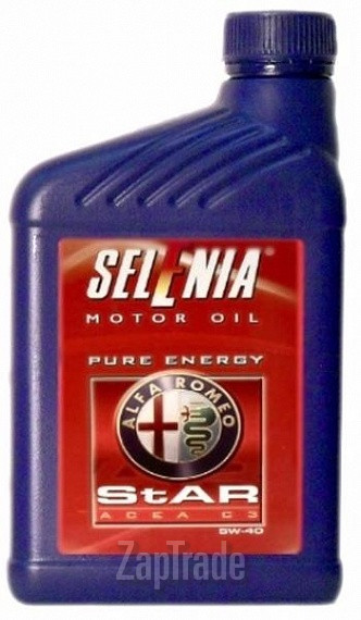 Купить моторное масло Selenia StAR Pure Energy 5W-40 Синтетическое | Артикул 14131616