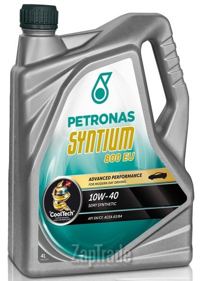 Купить моторное масло Petronas Syntium 800 EU 10W-40 Полусинтетическое | Артикул 18024019