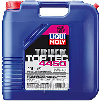 Купить моторное масло Liqui moly Минеральное моторное масло Top Tec Truck 4450 15W-40 Минеральное | Артикул 3778