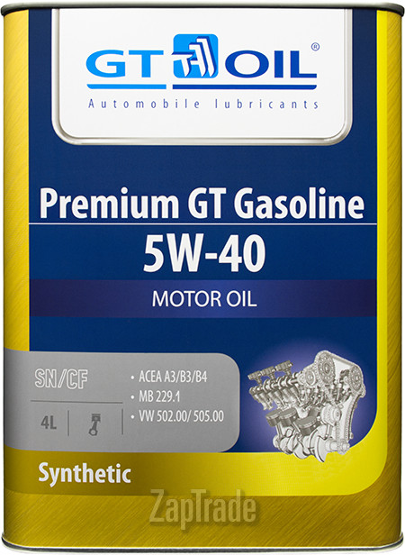 Купить моторное масло Gt oil Premium GT Gasoline Синтетическое | Артикул 8809059407226