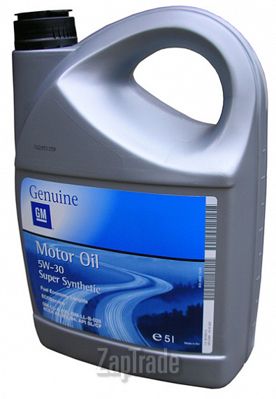 Купить моторное масло General motors GM Motor Oil Super Synthetic Синтетическое | Артикул 1942042