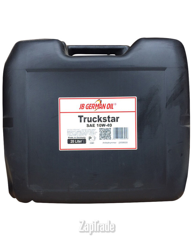 Купить моторное масло Jb german oil Truckstar 10W-40 Синтетическое | Артикул 4027311012894