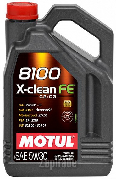 Купить моторное масло Motul 8100 X-Clean FE Синтетическое | Артикул 104777