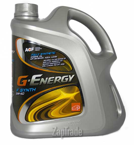 Купить моторное масло G-energy F Synth 5W-40 Синтетическое | Артикул 8034108190075