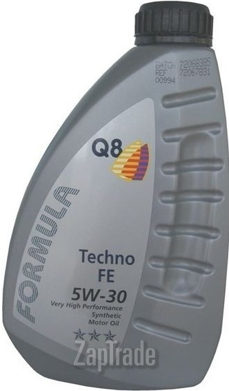 Купить моторное масло Q8 Formula Techno FE 5W-30 Синтетическое | Артикул 101108301751