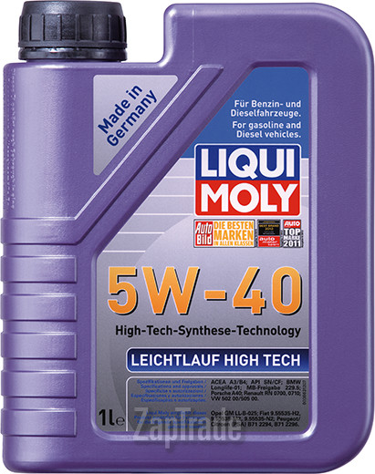 Купить моторное масло Liqui moly Leichtlauf High Tech Полусинтетическое | Артикул 3863