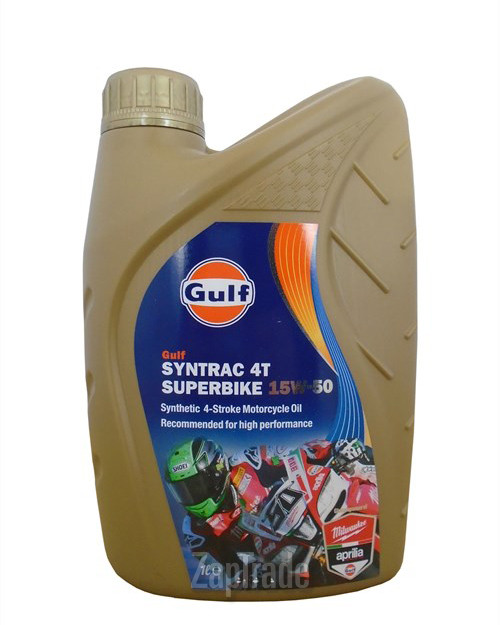 Купить моторное масло Gulf Syntrac 4T Superbike Синтетическое | Артикул 5056004143811