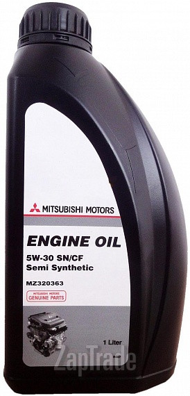 Купить моторное масло Mitsubishi Genuine Oil Semi-Synthetic 5W-30 Полусинтетическое | Артикул MZ320363