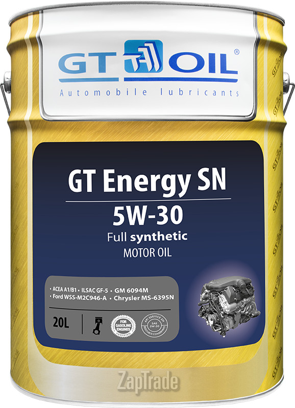 Купить моторное масло Gt oil GT Energy SN Синтетическое | Артикул 8809059407967