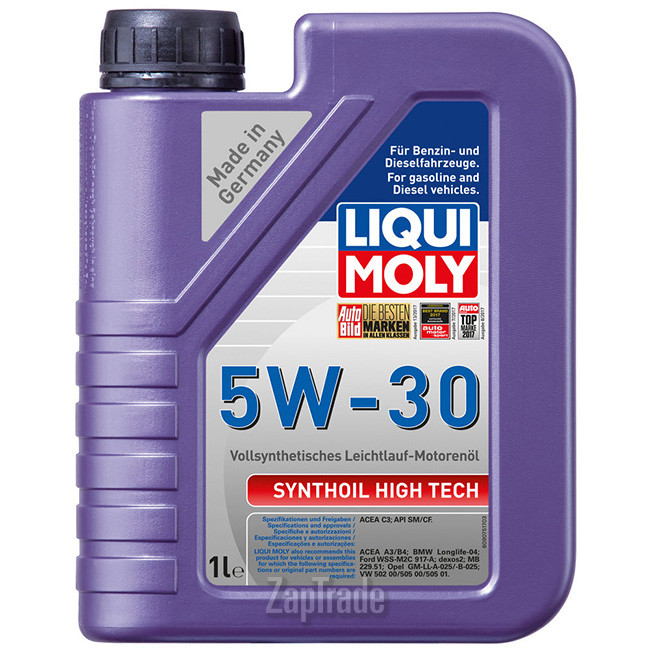 Купить моторное масло Liqui moly Synthoil High Tech Синтетическое | Артикул 9075