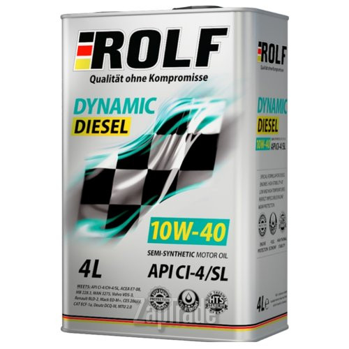 Купить моторное масло Rolf Dynamic Diesel 10W-40 Полусинтетическое | Артикул 322226