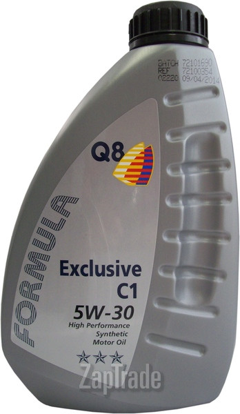 Купить моторное масло Q8 Formula Exclusive C1 SAE 5W-30 Синтетическое | Артикул 101106001751