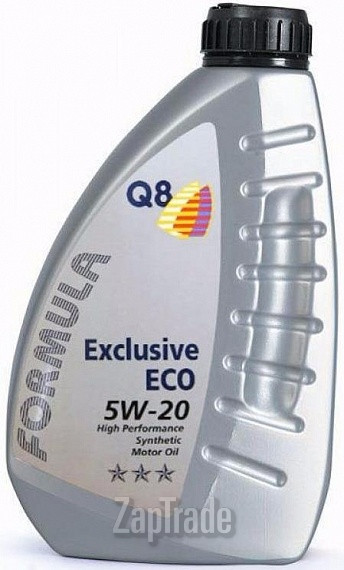 Купить моторное масло Q8 Formula Exclusive Eco SAE 5W-20 Синтетическое | Артикул 101105901751