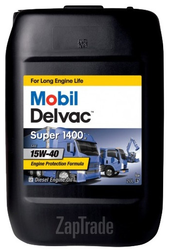 Купить моторное масло Mobil Delvac Super 1400E Минеральное | Артикул 152162