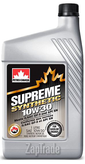 Купить моторное масло Petro-canada Supreme Synthetic Синтетическое | Артикул MOSYN13C12