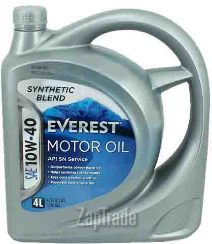 Купить моторное масло Everest Synthetic Blend Полусинтетическое | Артикул FP10400EV04LSB
