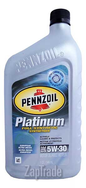 Купить моторное масло Pennzoil Platinum European Ultra Diesel Синтетическое | Артикул 071611000369