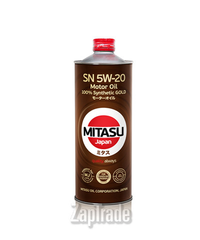 Купить моторное масло Mitasu GOLD 5W-20 Синтетическое | Артикул MJ1001